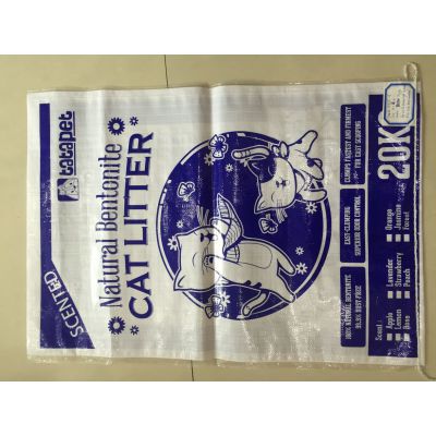 Animal feed bag PP laminated kraft paper bag Woven