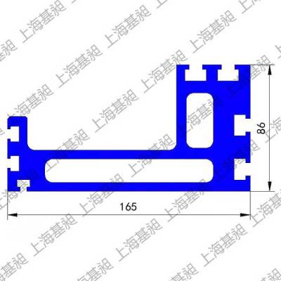 铝辊道86165座椅靠背流水线夹具铝轨道16586