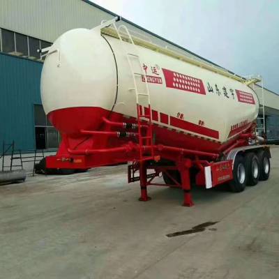 50立方水泥罐半挂车多少钱55立方水泥罐车价格参数