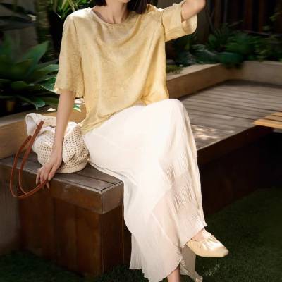 设计师品牌 简衣丝蒙夏品牌折扣女装店工厂货源供应链