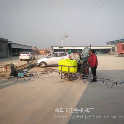 汽油高压拉管式打药机 自走式喷杆喷药机图片 养殖消毒杀虫用喷雾机