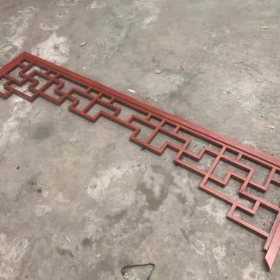 景区建筑中式铝艺挂落 门头铝挂落生产厂家