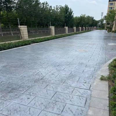 真石丽水泥压花地面材料供应商混凝土强化料脱模剂