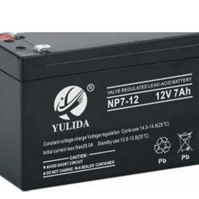 YULIDA宇力达蓄电池NP7-12 12V17AH太阳能/风能/UPS电源/照明用