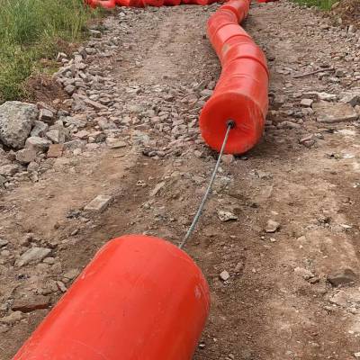 水上浮萍垃圾拦截塑料浮排 聚乙烯材质警示浮筒