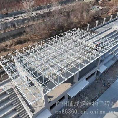 贵州贵阳发电厂网架屋盖,学校风雨操场网架屋面工程公司