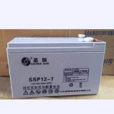 圣阳蓄电池12V7AH 圣阳SSP12-7 UPSEPS专用蓄电池