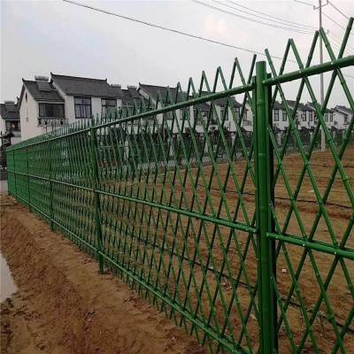 竹节篱笆围栏 花草隔离带栏杆 公园景观篱笆围栏