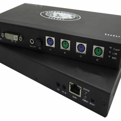 PS2 DVI延长器 DVI KVM延长器 DVI音频延长器可远程开关机