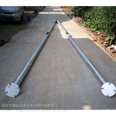 10米铝合金人字扒杆12米可拆卸管式人字抱杆15米人字拔杆立杆机