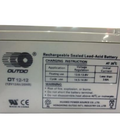 OUTDO奥特多蓄电池OT12-12太阳能光伏风力发电通讯设备专用