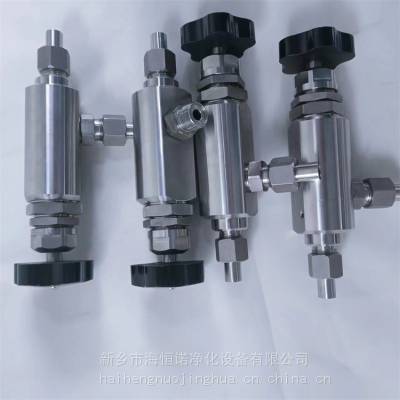 水样高效降压阀 JYE-59T6 可调式减压阀 螺纹槽道氏调压阀 高温架配件