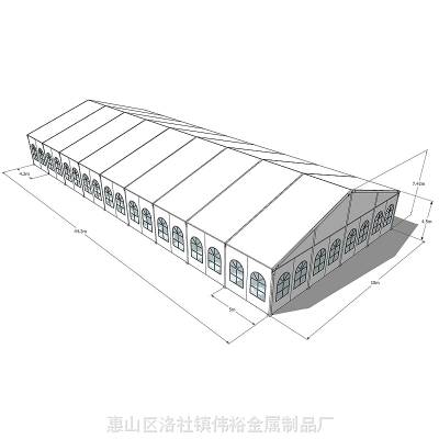 移动体育篷房装配式蓬房遮阳棚拆搭便捷搬迁容易