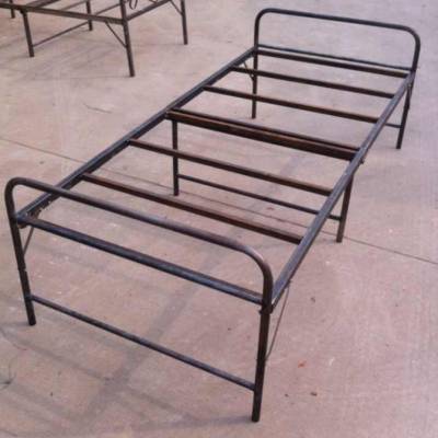 铁行军床加厚铝合金折叠床携带方便户外训练作业折叠床