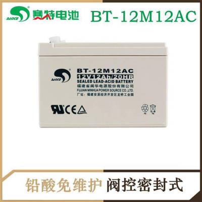 赛特蓄电池BT-12M12AC 12V12AH BAOTE 太阳能直流屏UPS电源