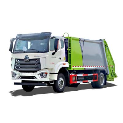 14方挂桶式压缩垃圾收集车 市政环卫垃圾清运 小区生活垃圾运输车