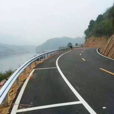 乡村道路波形钢板护栏GR-A-4E单波双波三波庞景实业