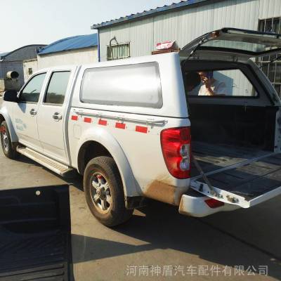 长城风骏7皮卡改装后盖防雨棚基地皮卡改装货箱盖平顶后盖