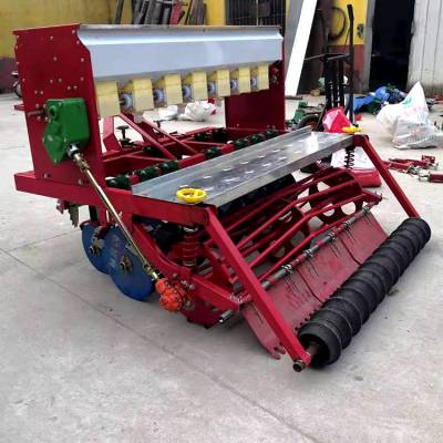 圆盘式七行小麦播种机 种麦子的机器 拖拉机带动小麦播种机
