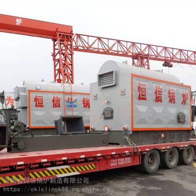 两台DZL8-1.25Mpa-T型 8吨生物质蒸汽锅炉安装运输调试