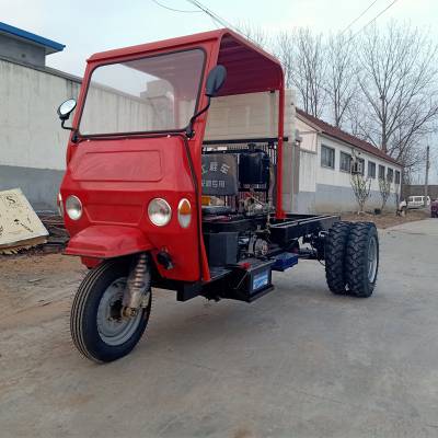 载重2吨柴油三轮车 小型农用三轮自卸车 高低速农用三轮车