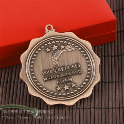 厂家供应个性创意徽章金属烤漆加工金属钥匙扣制作运动会通用奖牌