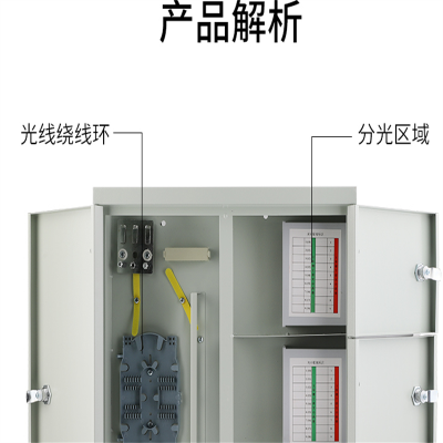 48芯三网合一光纤配线箱分纤箱72芯分线箱96芯144芯光交箱