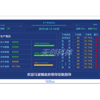 无线生产看板厂家-天创科林-班组无线生产看板厂家
