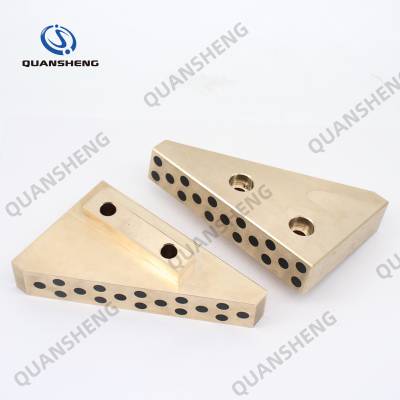 QUANSHENG铜合金模具自润滑耐磨块_国标汽车压块垫板_耐磨块