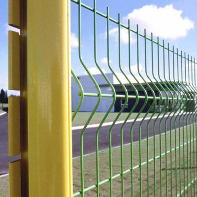 飞创丝网 东莞高速公路铁丝网围栏围墙 养殖隔离防护网钢丝栅栏 户外双边丝护栏网