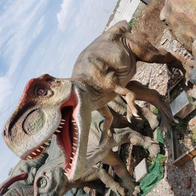 户外儿童游乐设备出租 仿真恐龙模型出售 恐龙展道具租赁