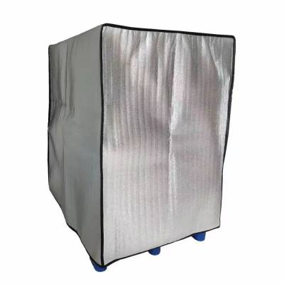 托盘保温罩镀铝加厚气泡防晒罩海运冷链运输打包装防冻防水套可定