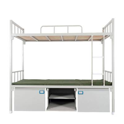 钢制双层床高低双人床学校工地员工宿舍双层床上下铺铁架板床
