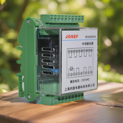 JOSEF约瑟 HBDZE-404/1中间继电器 110VDC 板后接线 安装简单方便