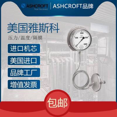 TC储罐液位表可测量液体含量与无需电源雅斯科Ashcroft