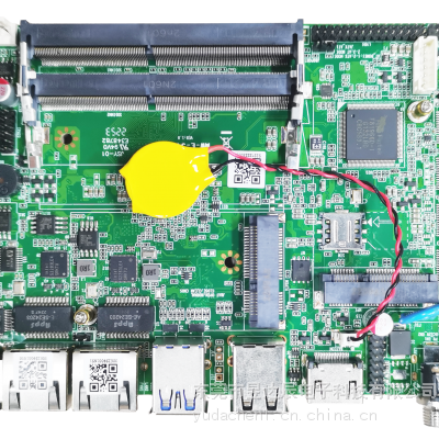 SBC工控主板3.5寸E-J4125双千兆网口6串迷你一体机平板电脑低功耗迷你工控开发母板lvds