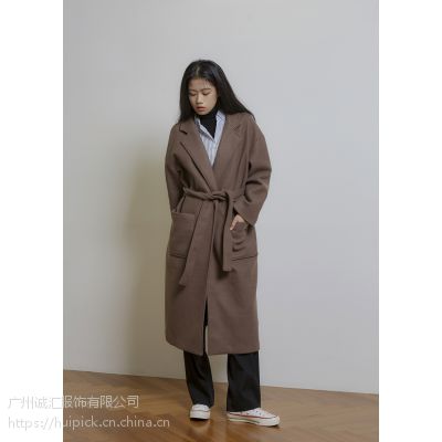 帕蒂秀深圳批发尾货 品牌折扣女装进货渠道尾货卡其色羽绒服