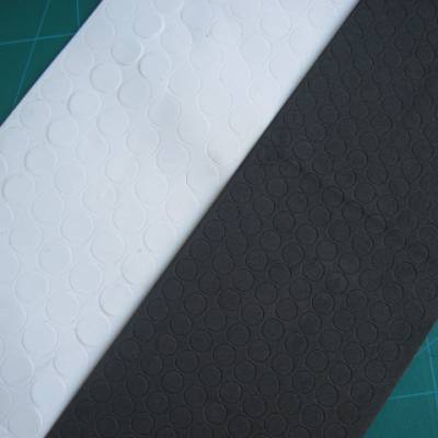 背胶黑色EVA垫片圆形 家具工艺品EVA海绵防滑垫
