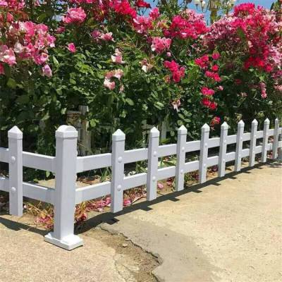 环保绿化草坪护栏 PVC花池篱笆围栏 社区庭院栅栏