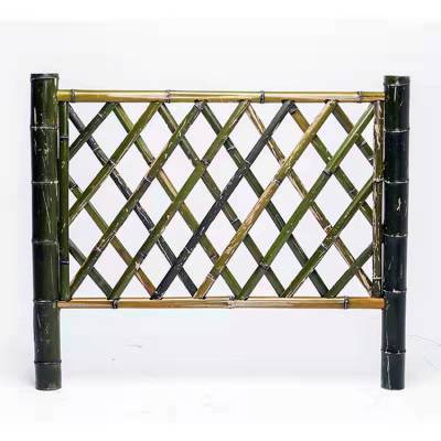 街道不锈钢仿竹护栏 花园菜园篱笆栅栏 生态景区防护竹节栏杆 冠耀