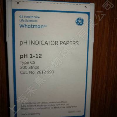 whatman pH指示剂与试纸 2612-990