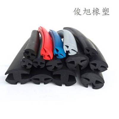 玻璃压条 观察窗密封条 三口镶嵌皮条 三线条橡胶条