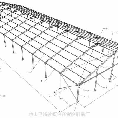 游泳馆顶棚组装式建筑雨棚一次投资用30年