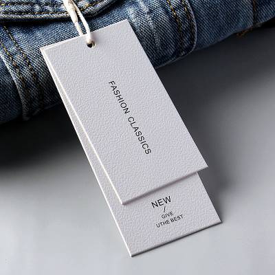 宣企服装吊牌定做logo高档服装店订制衣服女装标签挂牌