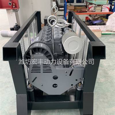 北内F6L912绿皮火车用发电机组 道依茨48kw千瓦足功率风冷发电机组