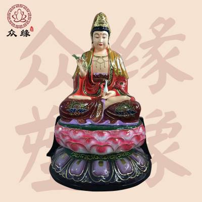 杨柳观音佛像 自在观音神像细节图集 观音菩萨神像定制 众缘厂家