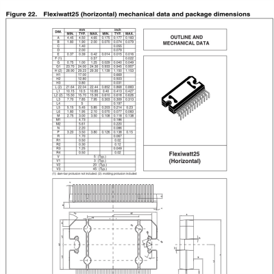 TDA7388 TDA7386 TDA7850 TDA7851LF汽车功放块芯片ZIP25全新进口