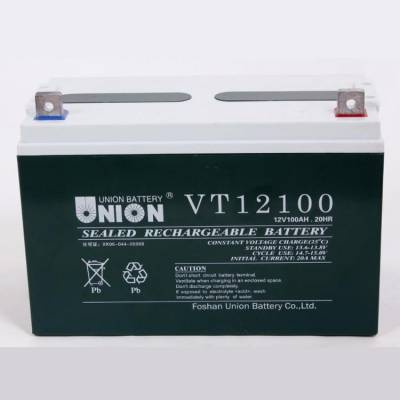 友联蓄电池 VT12100 韩国UNION电池12V100AH UPS电源 直流屏配套