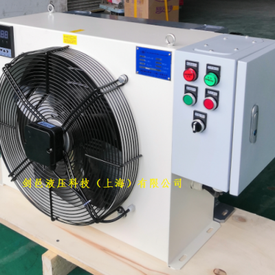 剑邑ELA系列自动温控型独立循环风冷式油冷却器_自动温控型自循环液压风冷却器