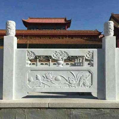 柳州市石栏杆供应-石雕栏杆设计制作-曲阳县聚隆园林雕塑